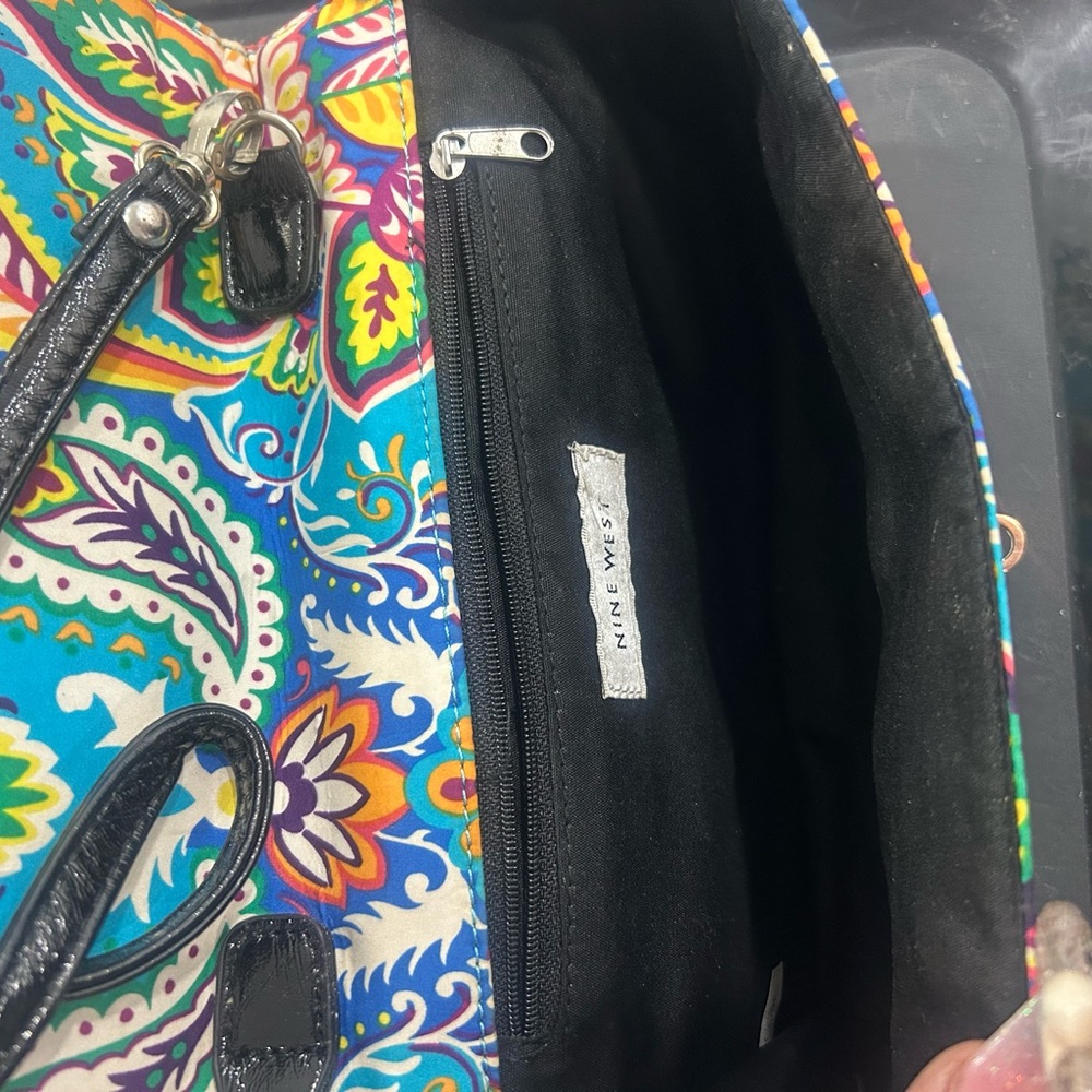 Nine West Colorful Paisley Tote